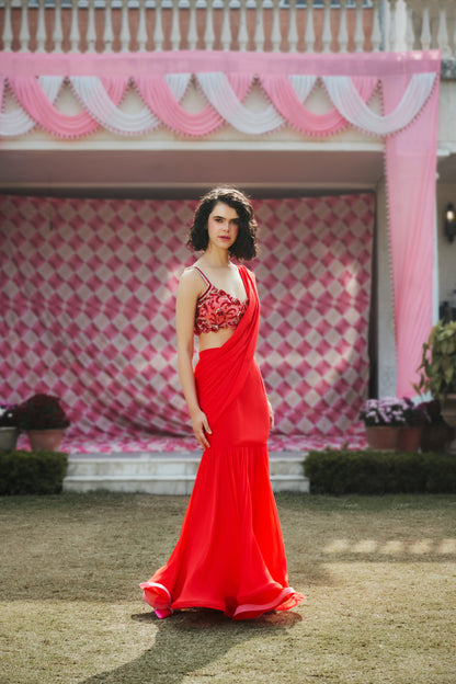 The Floret Saree