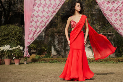 The Floret Saree