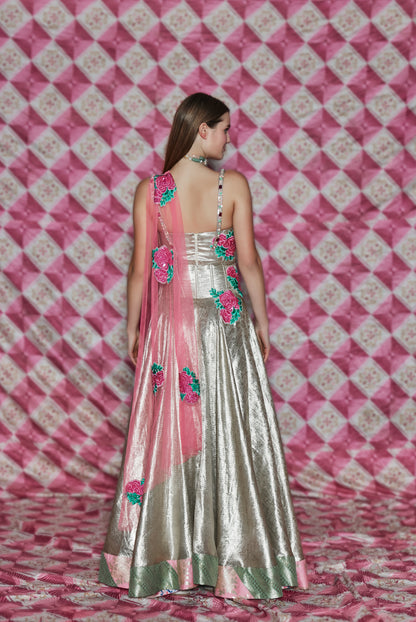 The Rose hip Lehenga