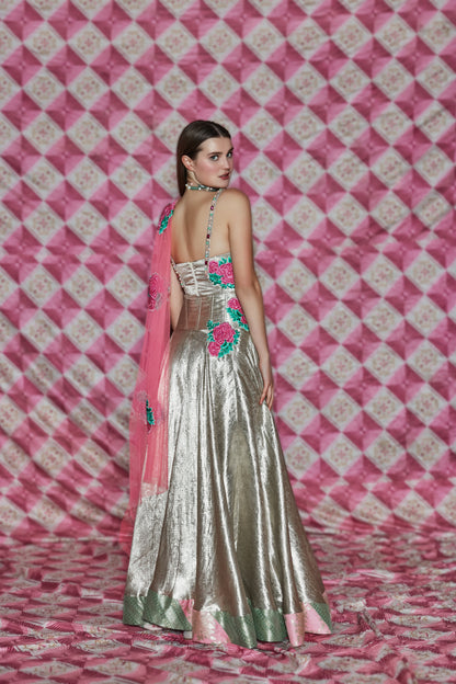 The Rose hip Lehenga
