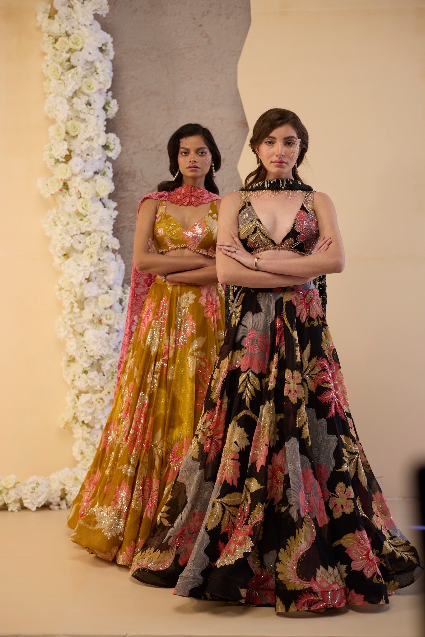 The Noir Rose Lehenga Set