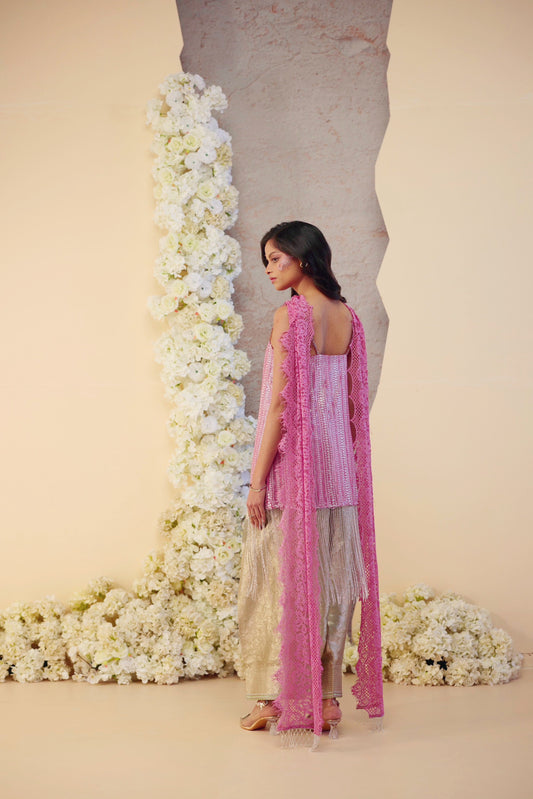 The Lilac Fringe Salwar Set