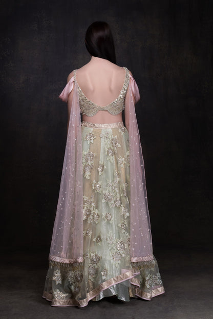 Chandramalika - The Chrysanthemum Lehenga