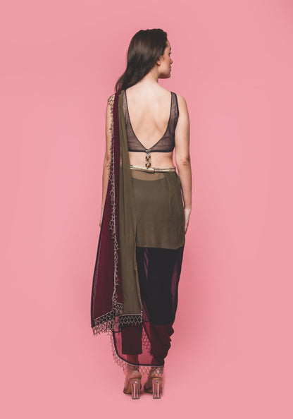 The Meringue Saree
