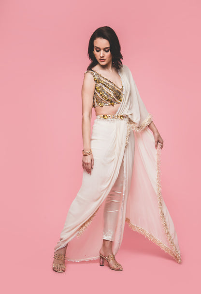 The Gold Dust Saree