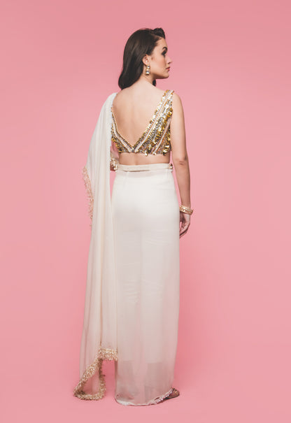 The Gold Dust Saree