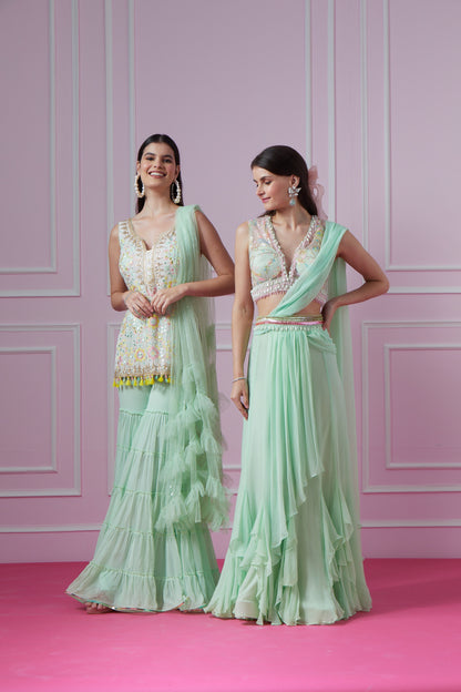 Mint Julep Saree
