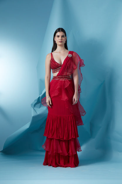 The Sangria Saree