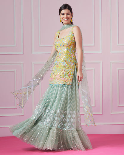 The Mimosa Lehenga