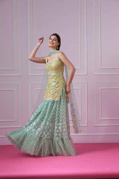 The Mimosa Lehenga