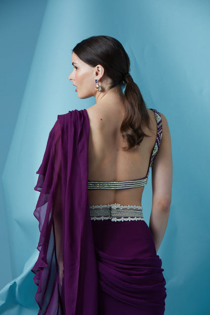 The Martini Saree