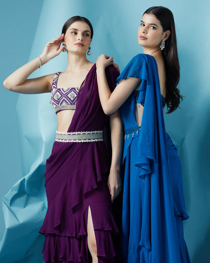 The Bay Breeze Saree