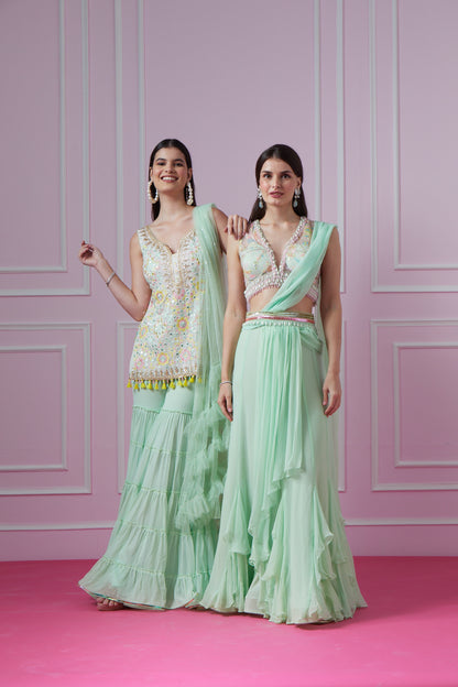 Mint Julep Saree