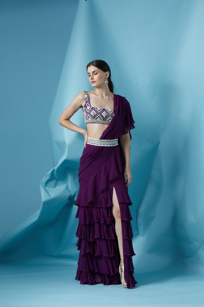 The Martini Saree