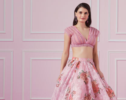 The Daiquiri Lehenga Set