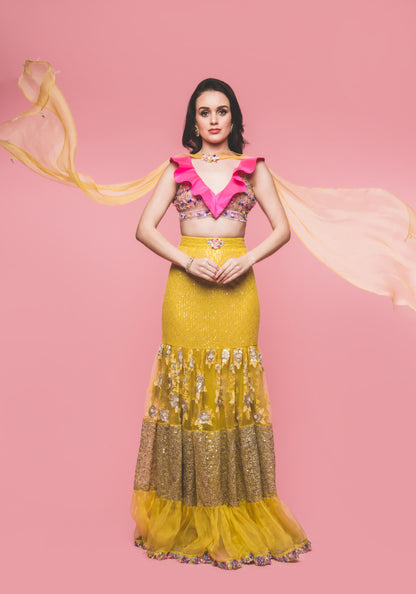 The Macaroon Lehenga