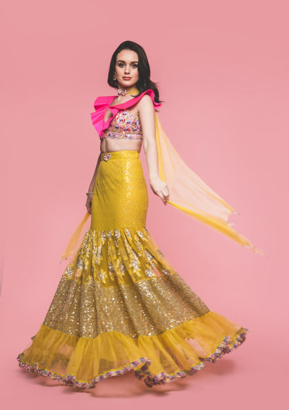 The Macaroon Lehenga