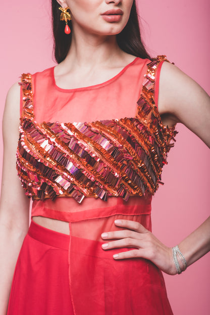 The Orange Pop Skirt