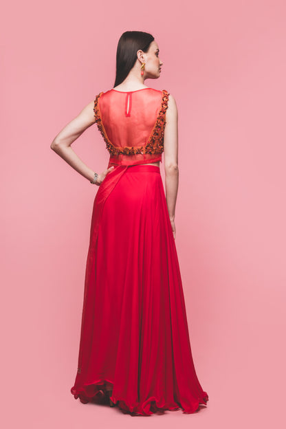 The Orange Pop Skirt