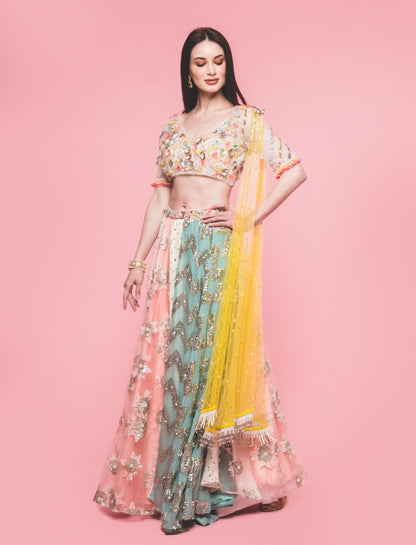 The Rainbow Sprinkles Lehenga